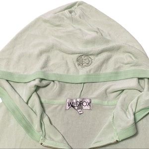 WILDFOX Mint Julep Malibu Zip Up Hoodie